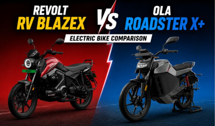 Ola Roadster X+ vs Revolt RV BlazeX: Which Electric Bike Is Better?