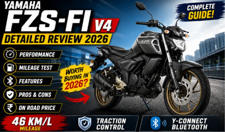 Yamaha FZS-FI V4 Detailed Review