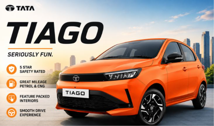 Tata Tiago 2026 – Practical Hatchback for Everyday Use