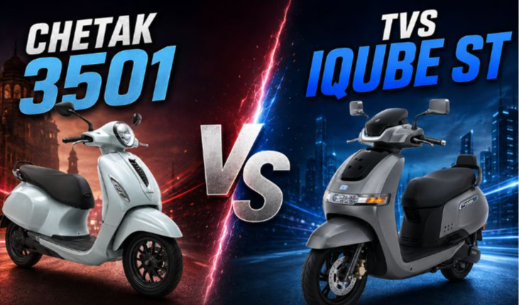 Chetak 3501 vs TVS iQube ST