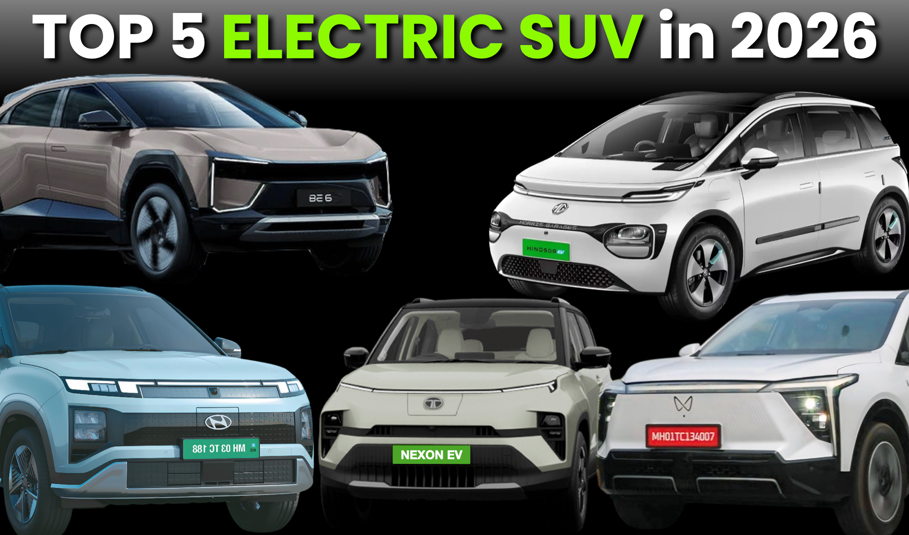 Top 5 Electric SUVs in India for 2026 – The Future of Driving is Here