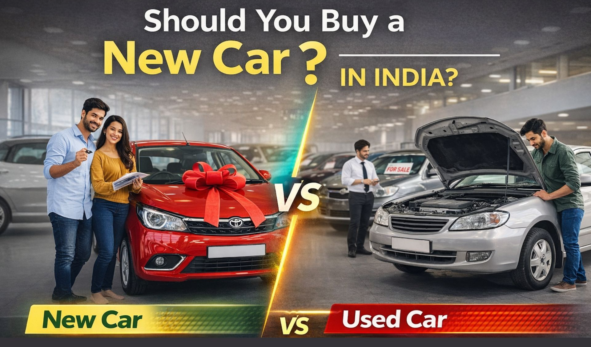 Should You Buy a New Car or a Used Car in India?