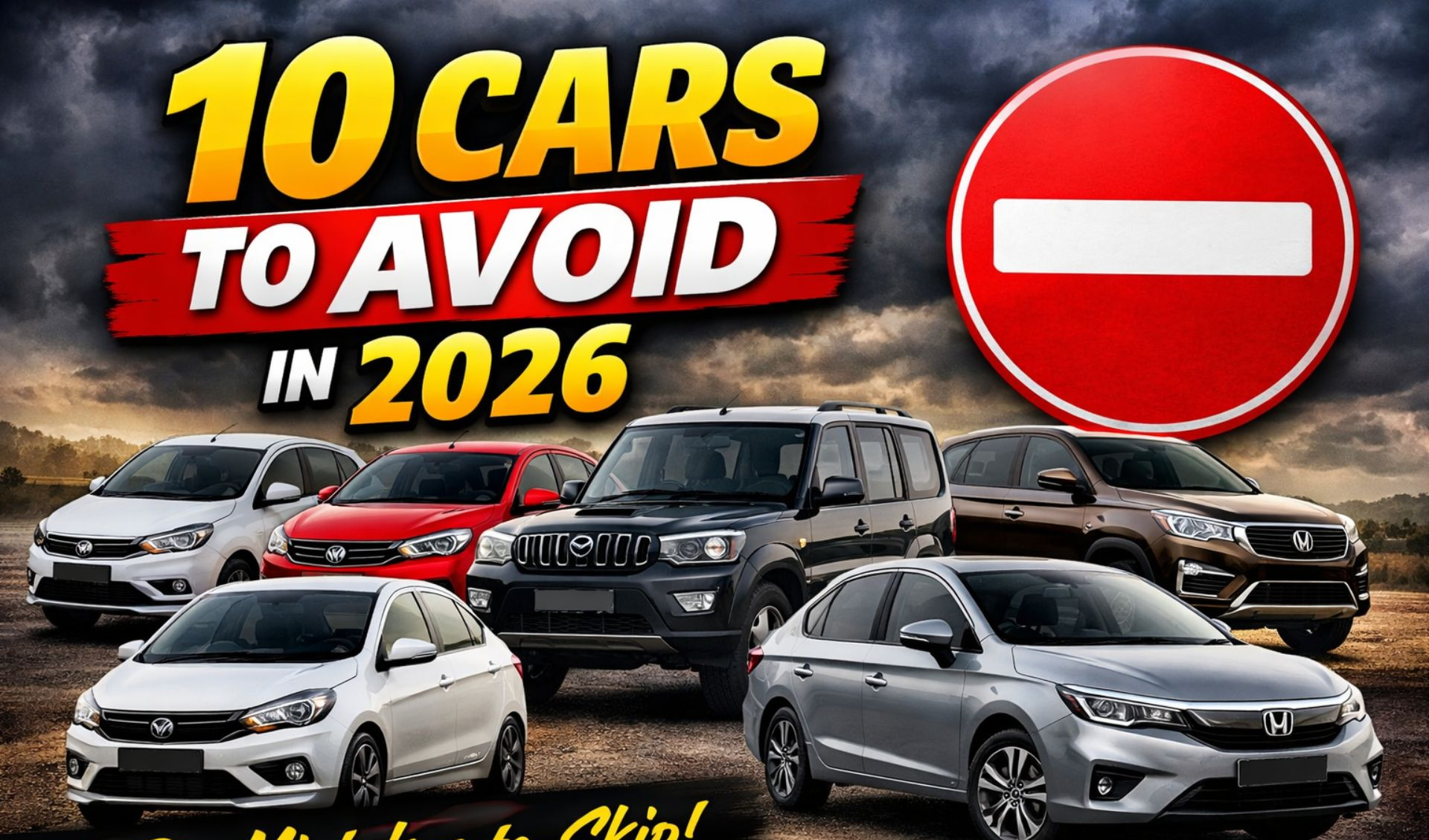 10 Cars You Should Not Buy in 2026