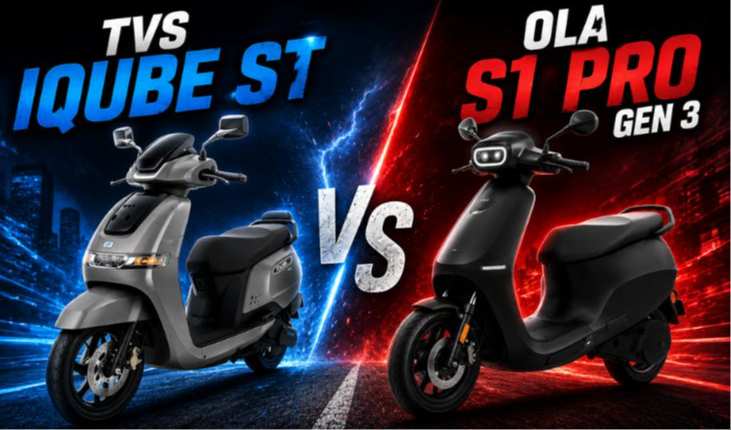 TVS iQube ST vs Ola S1 Pro Gen 2