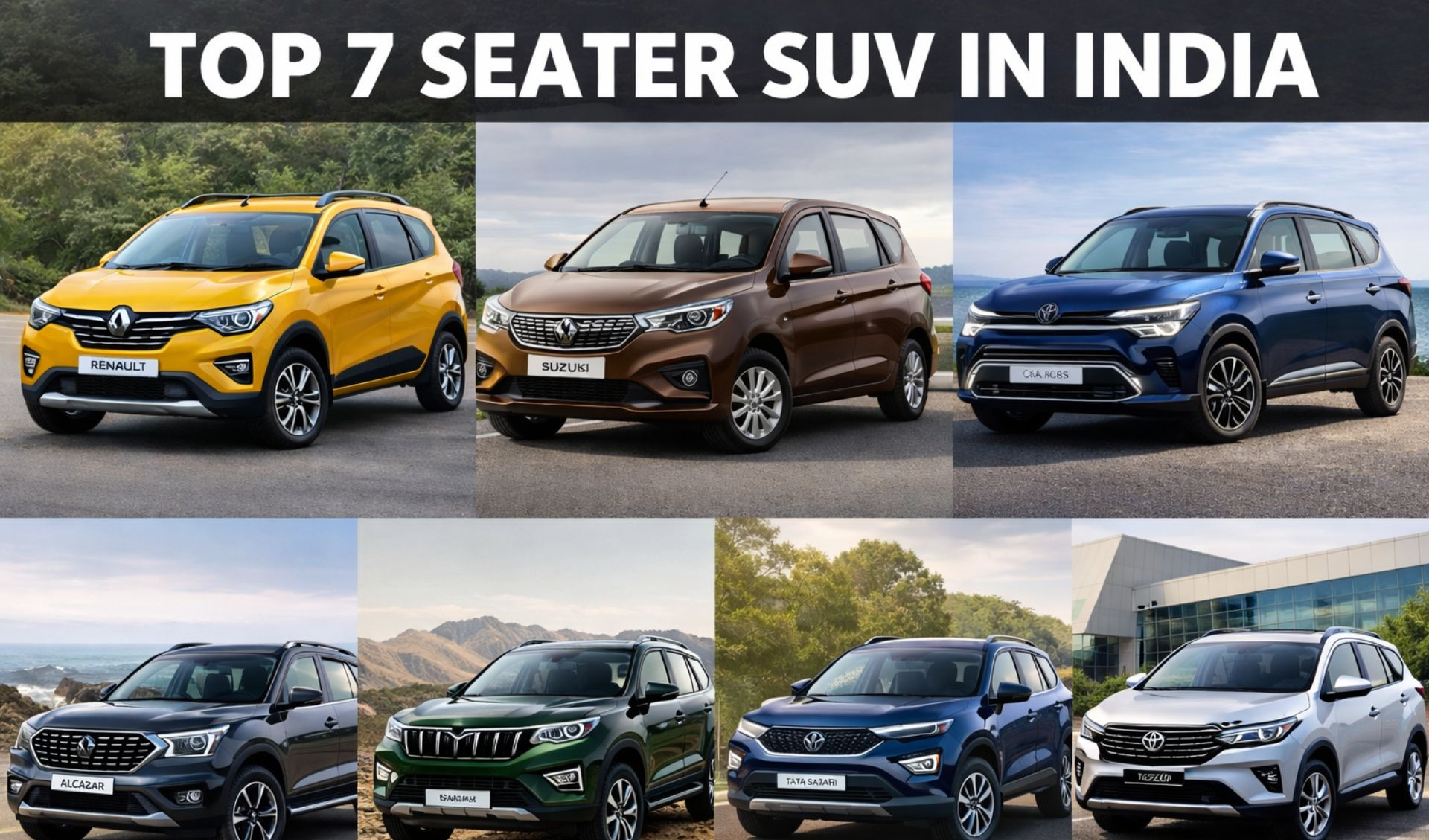 Top 7 Best 7-Seater Cars in India