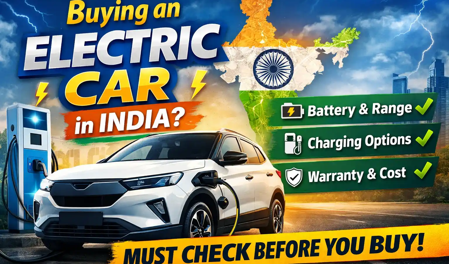 What To Check Before Buying An Electric Car in India