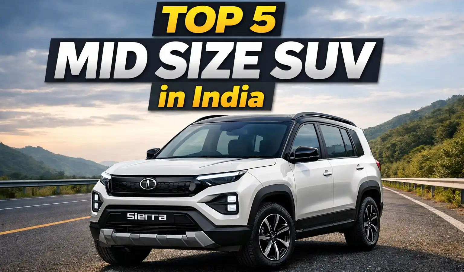Top 5 Mid Size SUVs in India – Complete Analysis with Price, Engine, Mileage, Performance, Pros and Cons
