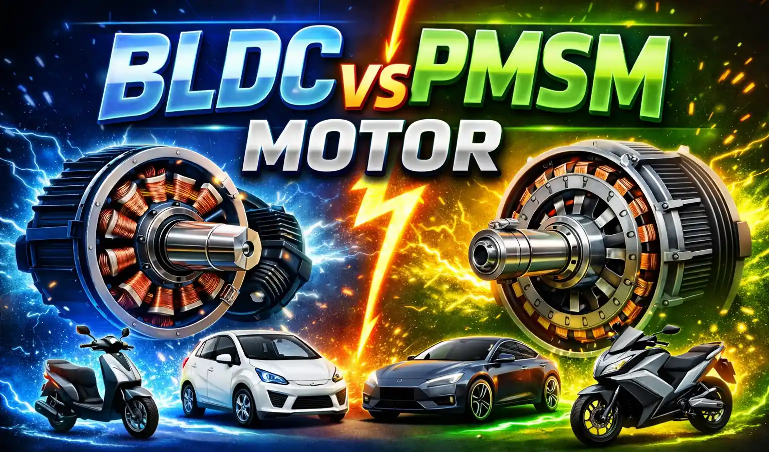 BLDC vs PMSM Motor: Which One is Best ?