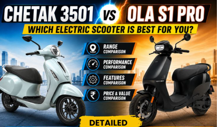 Bajaj Chetak 3501 vs Ola S1 Pro Gen 3