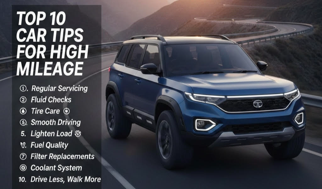 Top 10 Car Tips for High Mileage – Simple Habits That Save Fuel Every Day