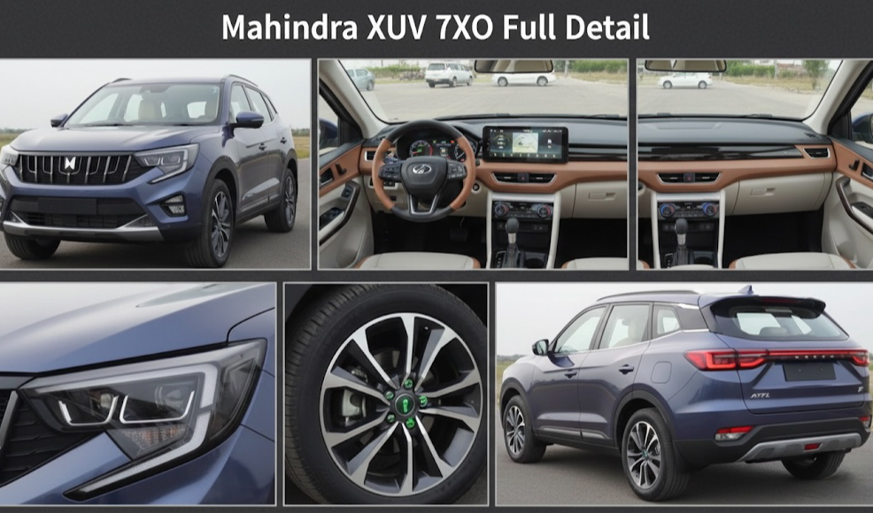 Mahindra XUV 7XO-New Design Leaks Reveal a Big Interior Upgrade and Premium Road Presence