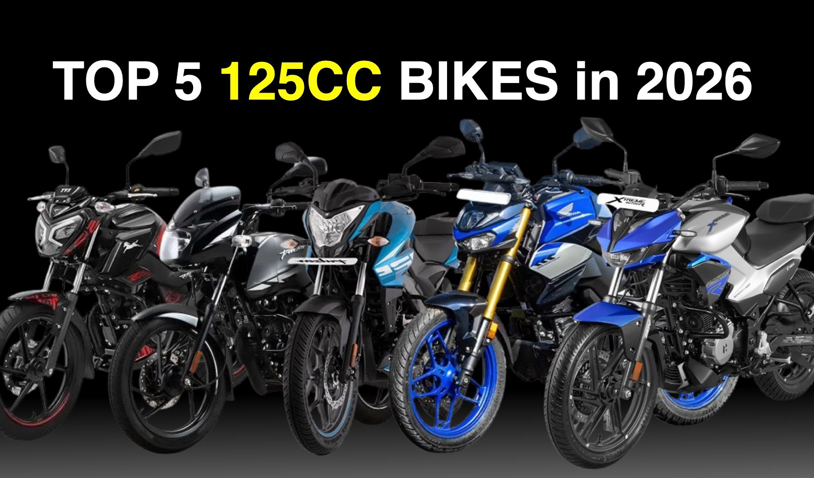 Top 5 Best 125cc Bikes in India 2026 – Mileage, Features & Performance Comparison
